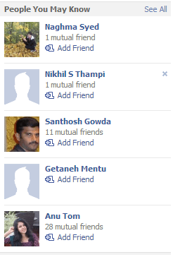 fb_PUMK_Section Fb People You May Know section