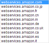 Amazon API - Locales
