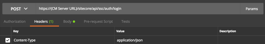 Sitecore Postman Authentication Header
