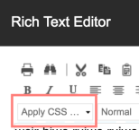 Apply CSS Dropdown Sitecore RTE.png