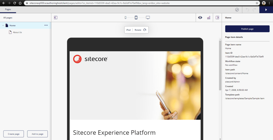 sitecore20horizon