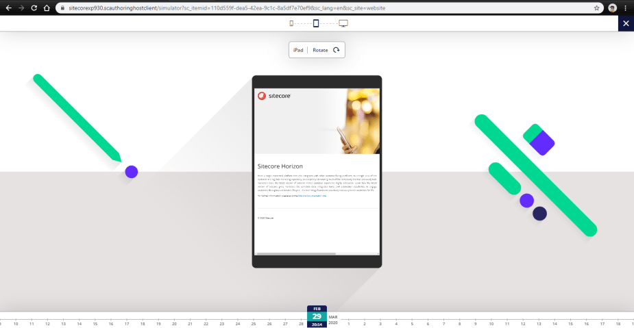 sitecore20horizon20-20timeline